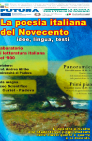 Locandina laboratorio di letteratura del ‘900 - anno 2025